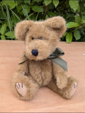 Vintage Boyds Bear Webster Weighted Shelf Sitter Plush Cottagecore Dark Academia